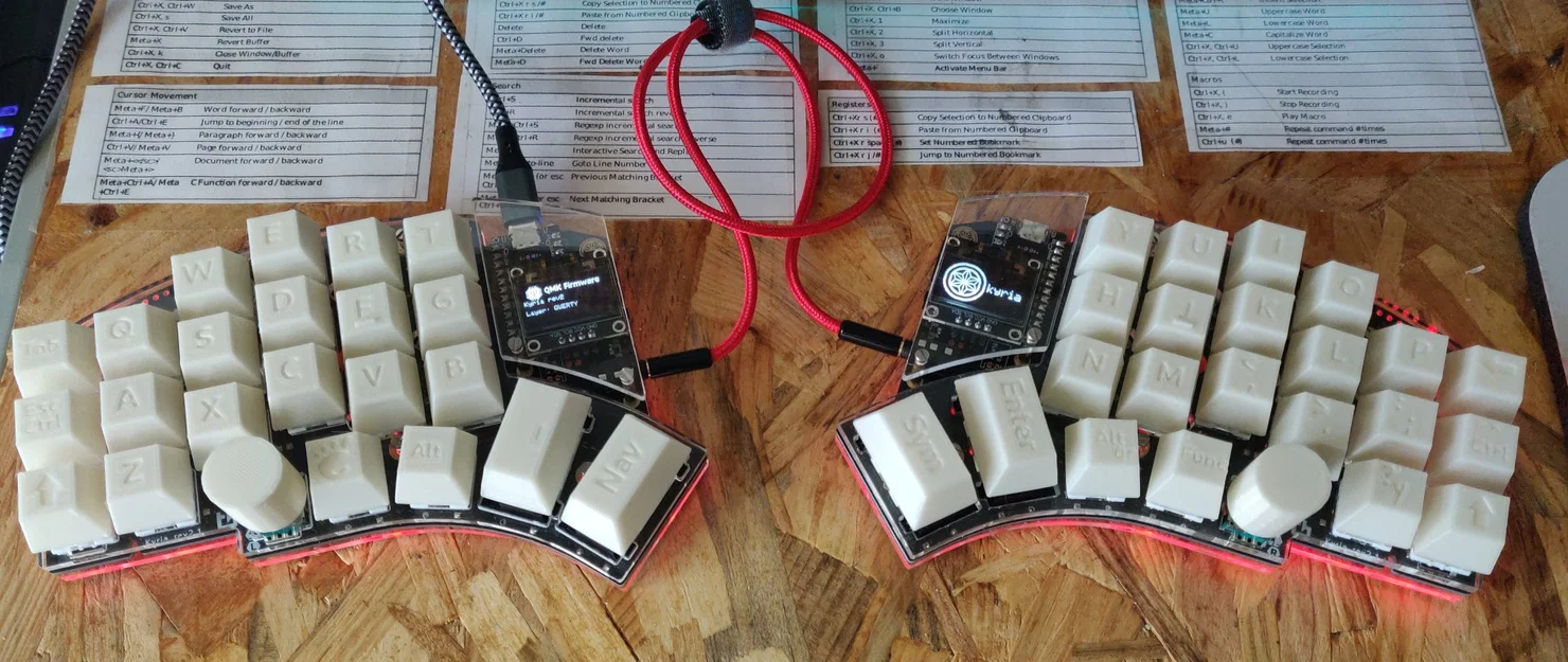 Bộ keycaps tương thích Cherry MX cho bàn phím Splitkb Kyria - Image 1