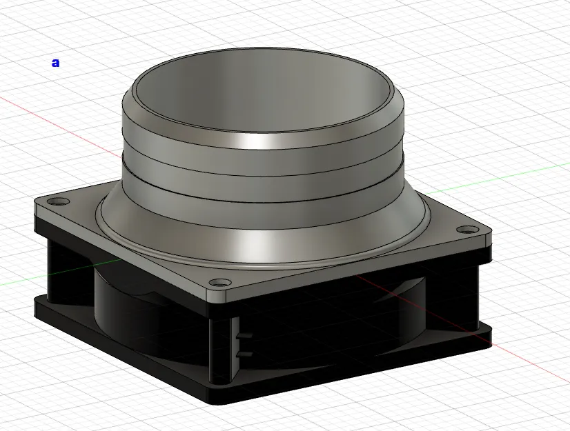 Bộ chuyển đổi ống dẫn 100mm cho quạt 120mm - Image 1