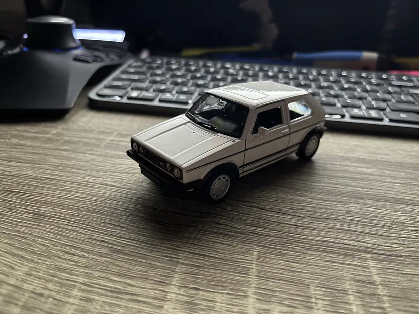 Mô hình xe VW Golf I GTI 3D chi tiết và chính xác - Image 1