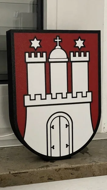 Đèn LED với biểu tượng Hamburg Wappen - Image 2