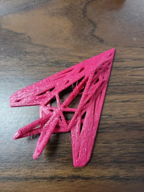 Mô hình máy bay tàng hình Voronoi F117 phong cách Low Poly - Image 1