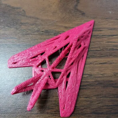 Mô hình máy bay tàng hình Voronoi F117 phong cách Low Poly