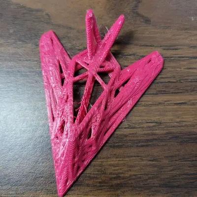 Mô hình máy bay tàng hình Voronoi F117 phong cách Low Poly