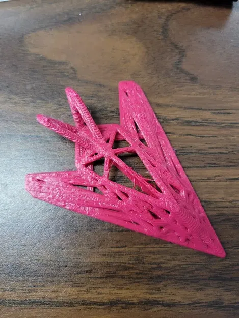 Mô hình máy bay tàng hình Voronoi F117 phong cách Low Poly - Image 3