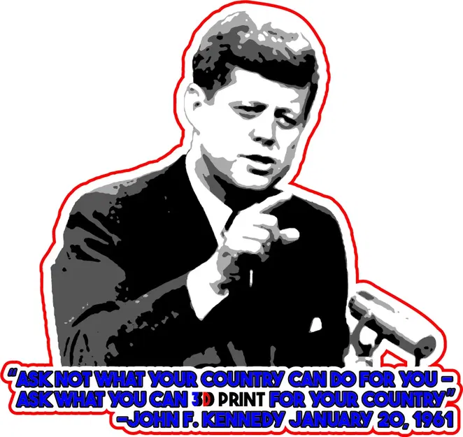 Câu trích dẫn truyền cảm hứng của JFK in 3D - Image 1