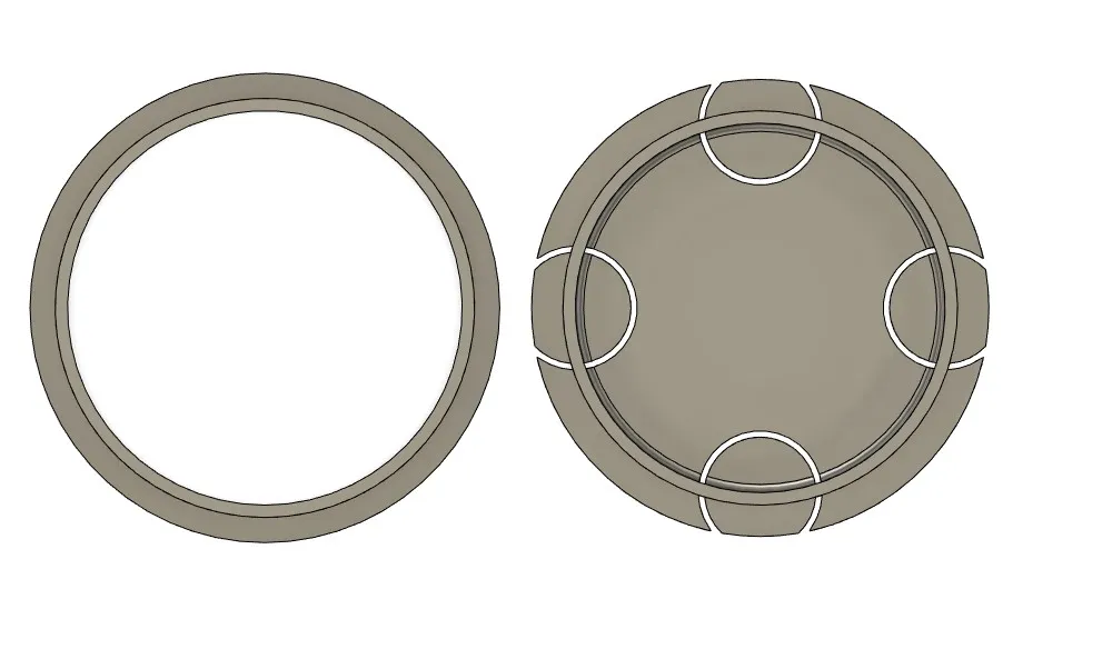 Nắp che lỗ grommet bàn 4 inch cho dây điện - Image 1