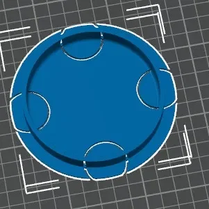 Nắp che lỗ grommet bàn 4 inch cho dây điện