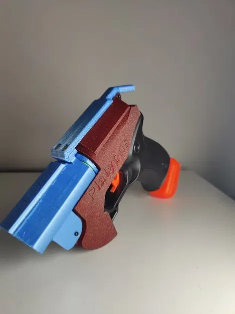 Bộ súng Nerf Platypus với đạn lắp từ vỏ đạn - Image 1