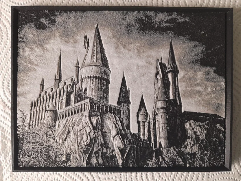 Mô hình lâu đài Hogwarts chi tiết cho in 3D - Image 1