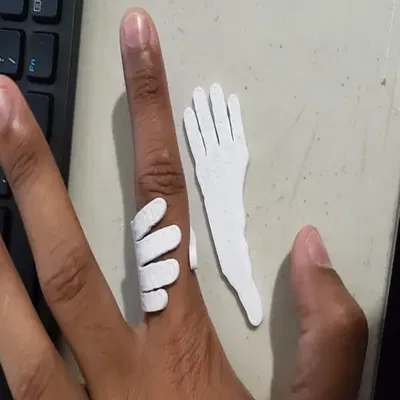 Nhẫn tay Shmoxd in 3D có thể in được