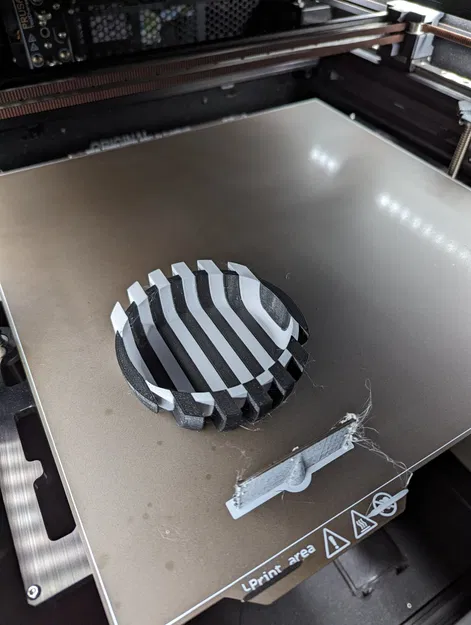 Bát gỗ xoay nhiều lớp sáng tối với MMU - Image 1