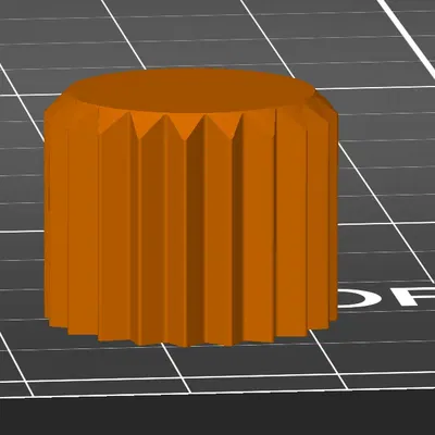 Nút điều chỉnh Prusa với đỉnh phẳng mượt mà