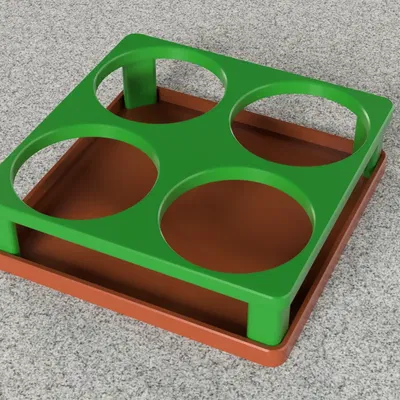 Chậu ươm hạt giống có thể tái sử dụng dễ dàng