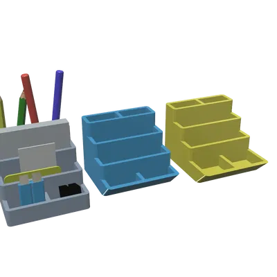 Giá đỡ bút chì và bút trên bàn làm việc dễ in