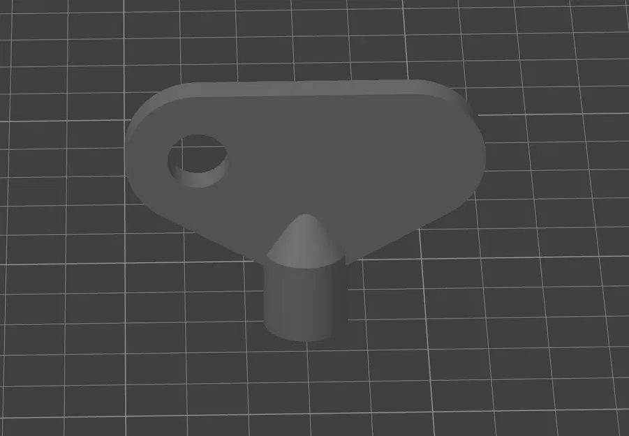 Chìa khóa nước 8mm dễ in không cần hỗ trợ - Image 2