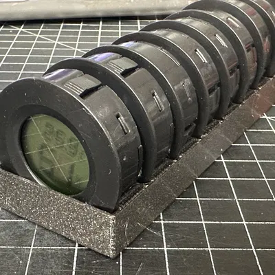 Giá đỡ cho các đồng hồ đo độ ẩm hình tròn dự phòng