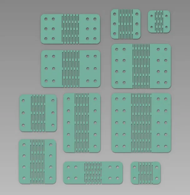 Bản lề phẳng in tại chỗ không cần lắp ráp - Image 1