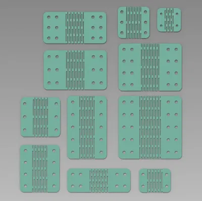 Bản lề phẳng in tại chỗ không cần lắp ráp