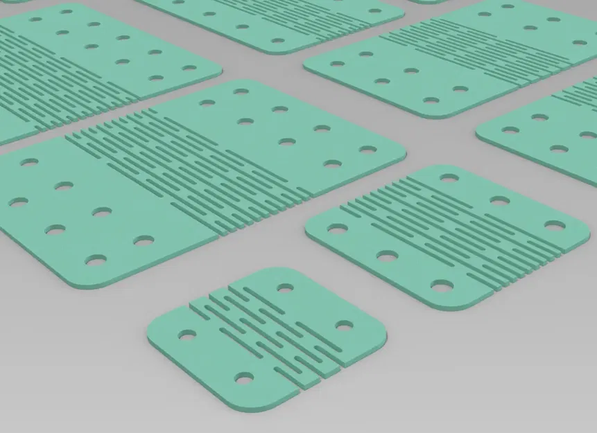 Bản lề phẳng in tại chỗ không cần lắp ráp - Image 3