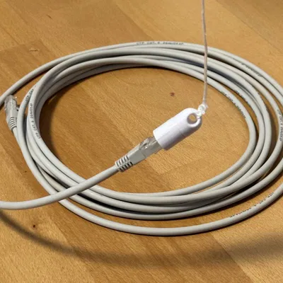 Kéo cáp với khe nam châm và bộ chuyển đổi RJ45