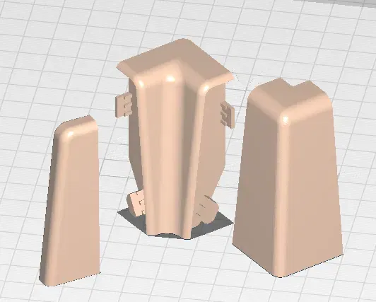 Góc chân tường 60mm thay thế cho chân tường hỏng - Image 1