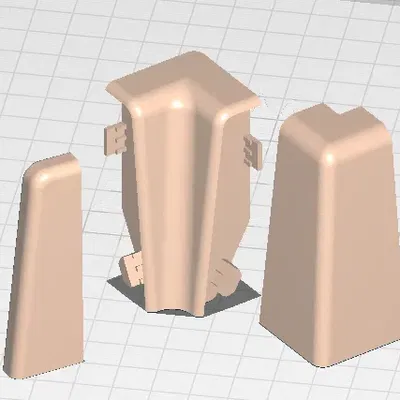 Góc chân tường 60mm thay thế cho chân tường hỏng