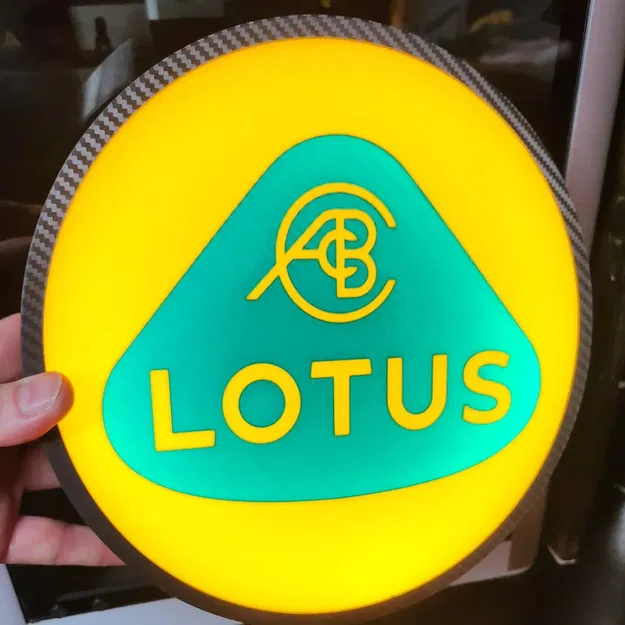 Đèn LED treo tường hình hoa sen với logo Lotus - Image 1