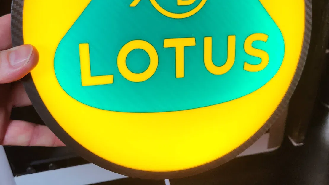 Đèn LED treo tường hình hoa sen với logo Lotus - Image 3