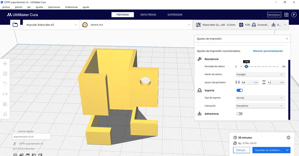 Giá đỡ động cơ 5v cho hộp số 48:1 - Image 3