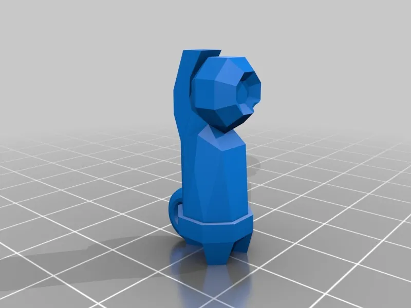 Móc khóa Beldum phong cách Low Poly - Image 2