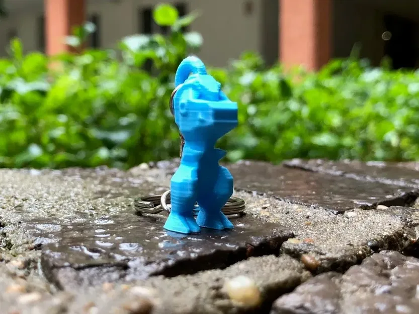 Móc khóa Bagon phong cách Low Poly - Image 1