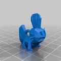 Móc khóa Mudkip phong cách Low Poly - Thumbnail 2