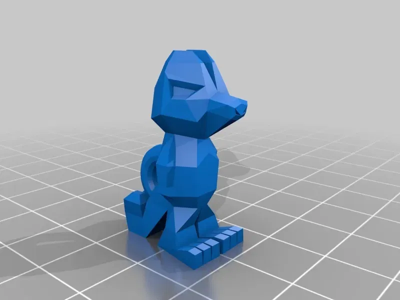 **Móc khóa Treecko phong cách low poly** - Image 2