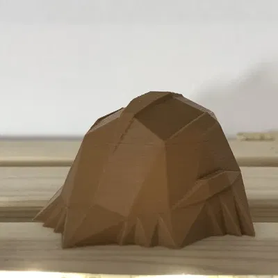 Mô hình Swinub phong cách low poly cho Pokémon