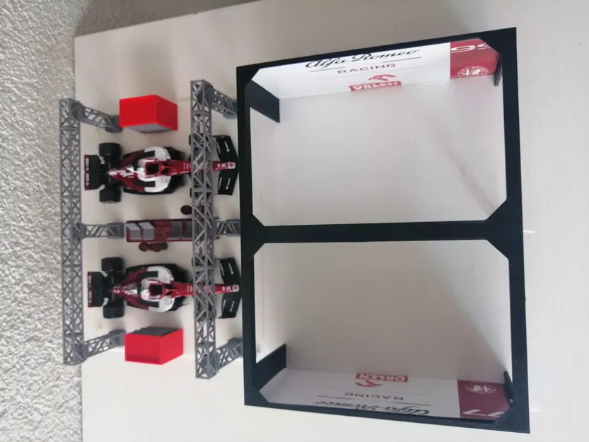 Nhà để xe F1 cho mô hình ô tô tỉ lệ 1/43 - Image 4