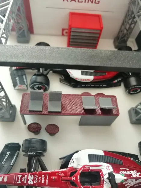 Nhà để xe F1 cho mô hình ô tô tỉ lệ 1/43 - Image 6