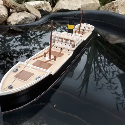 Tàu hàng mô phỏng chi tiết cho người đam mê in 3D