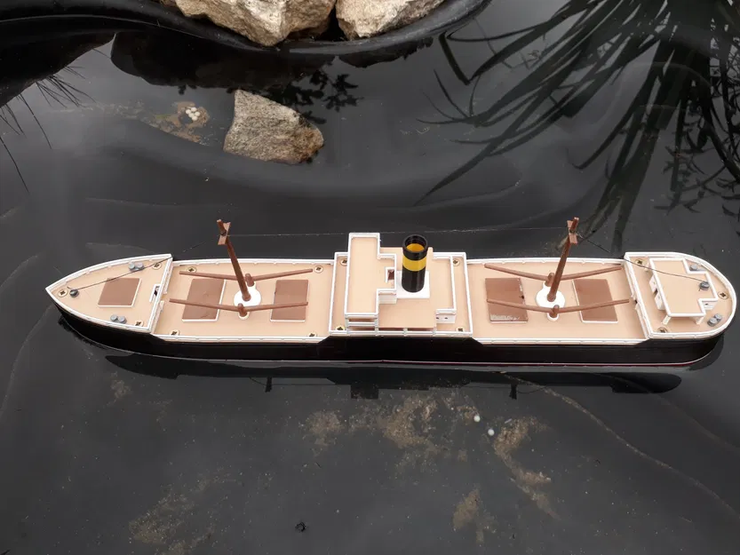 Tàu hàng mô phỏng chi tiết cho người đam mê in 3D - Image 5