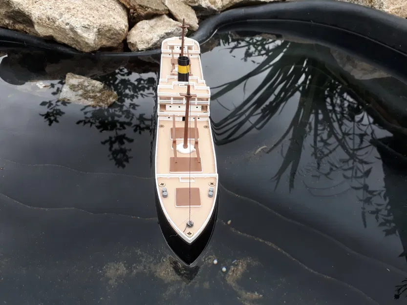 Tàu hàng mô phỏng chi tiết cho người đam mê in 3D - Image 6