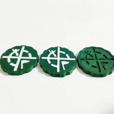 Tiền xu Geocaching - 3 phong cách khác nhau