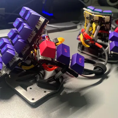 Bộ xương Cyberpunk Dactyl Manuform phiên bản 3x5+3