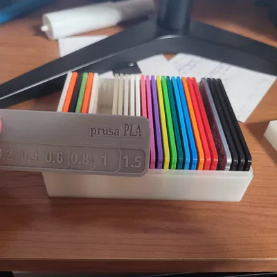 Thẻ mẫu màu và vật liệu cho máy in 3D