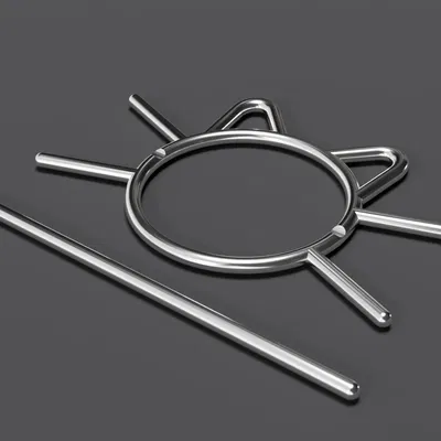 Kẹp tóc mèo thiết kế cao cấp với notch trung tâm