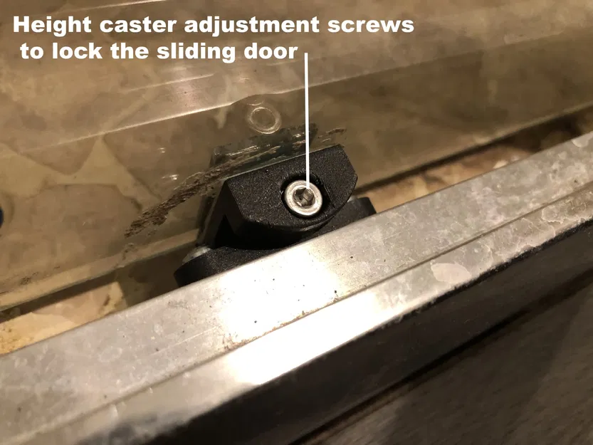 Bánh xe cửa tắm 23 mm - Phần dưới - Image 7