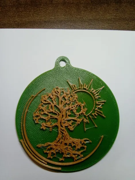 Bùa hộ mệnh in từ hai màu filament PLA khác nhau - Image 4