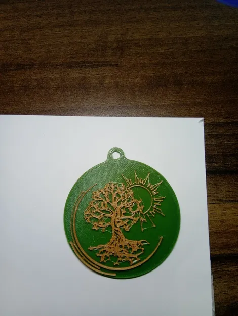 Bùa hộ mệnh in từ hai màu filament PLA khác nhau - Image 5