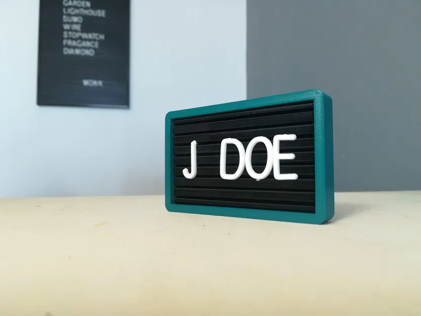 Bảng chữ cái mini di động cho 20mm chữ cái - Image 1