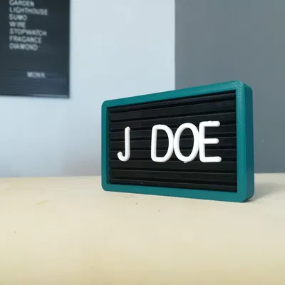 Bảng chữ cái mini di động cho 20mm chữ cái