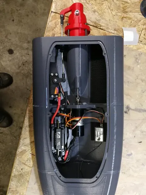 Tàu phản lực điều khiển từ xa Bashtech in 3D - Image 4