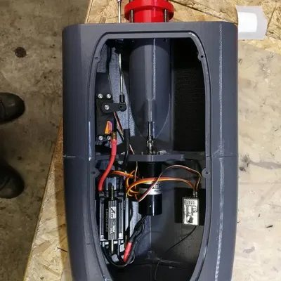 Tàu phản lực điều khiển từ xa Bashtech in 3D